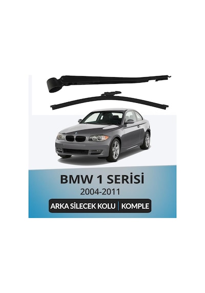 Bmw 1 Serisi 2004-2011 Komple Arka Silecek Kolu ve  Süpürgesi