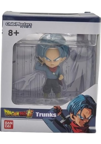 Dragon Ball Super Trunks Figür 8 Cm Bandai Chibi Masters Anime Koleksiyon Figürü