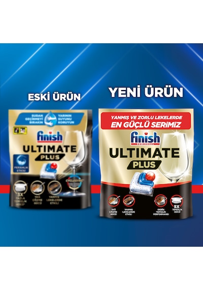 Finish Ultimate Plus Bulaşık Makinesi Deterjanı Kapsül Tablet 60 Adet