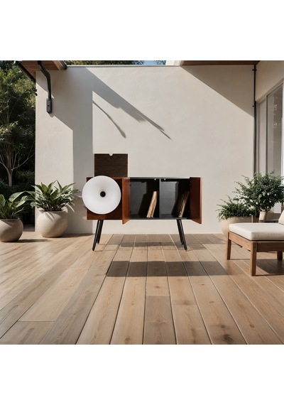 Fennessy Kresling İ7pro Beyaz Bluetooth Hoparlörlü 100w Hi-fi Pikap, Plakçalar