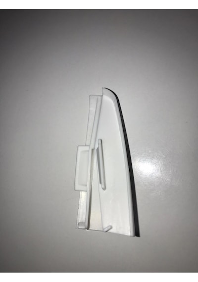 Laminat Parke Süpürgelik Köşe Bağlantı Elemanı 6 CM Beyaz  Renk