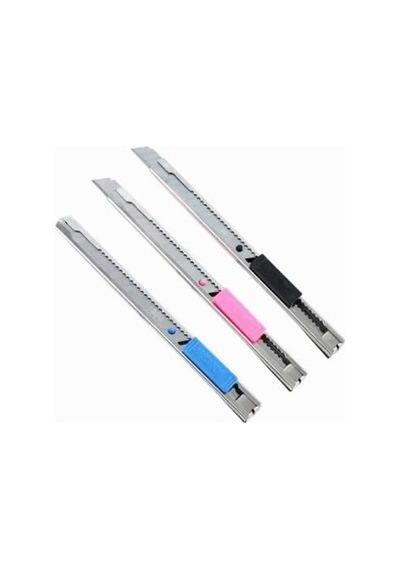 Kyrotech Profesyonel Cep Tipi İnce Metal Maket Bıçağı Alüminyum Kasalı Otomatik Bıçak Kilit Sistemli Falçata Cep Asma Klipsli 132 Mm