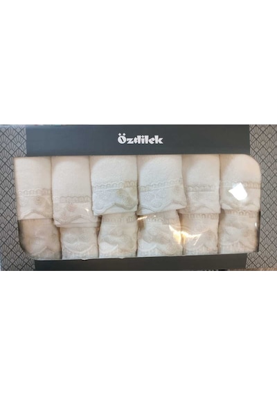 Özdilek Beyza Krem 12 Li Kutulu Set