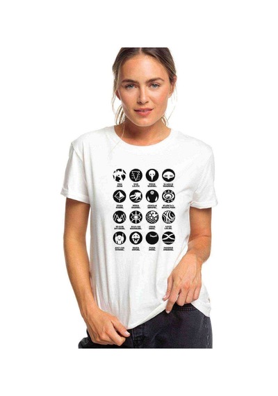 Full Metal Alchemist Baskılı Beyaz Kadın Tshirt