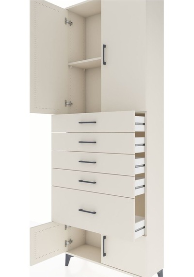 Arges Dolap 2 Raflı 5 Çekmeceli 4 Kapaklı 88x30x243 Aytaşı-ay... Aytaşı Arges Dolap 2 Raflı 5 Çekmeceli 4 Kapaklı 88x30x243 Aytaşı-ay... Aytaşı
