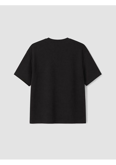 Lcw Modest Siyah Soft Touch Kadın Tişört