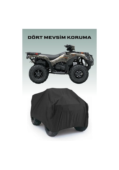 Siyah Kawasaki Brute Force 750 Camo Atv Brandası, Atv Koruyucu Örtüsü