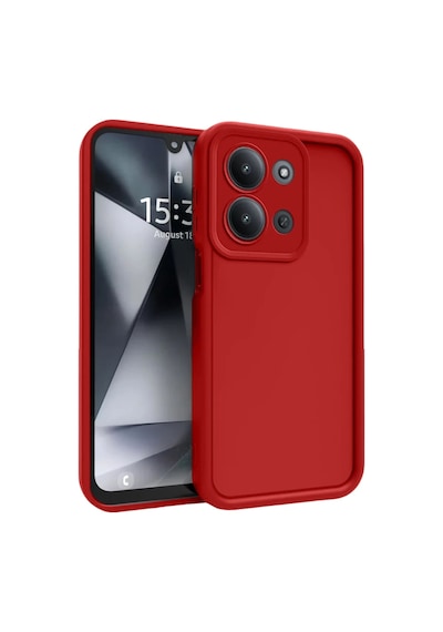 Xiaomi Redmi 15c 4g Uyumlu Viera Silikon - Kırmızı