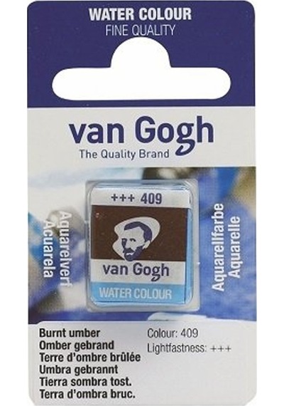 Talens Royal Van Gogh 409 Burnt Umber Sulu Boya 20864091 P-169987