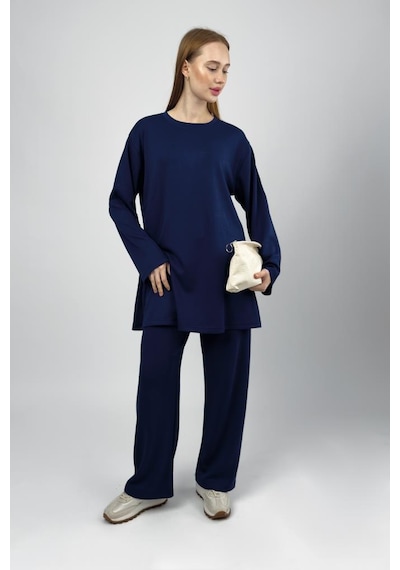 Kadın Modal Tencel Tunik Pantolon Takım Laci