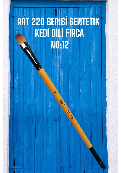 Art-220 Sentetik Kedi Dili Fırça N0:12