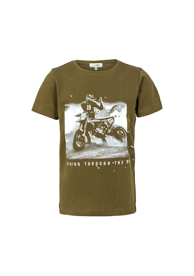 Brz Kıds Brz Kids Baskılı Erkek Çocuk Kısa Kollu T-shirt-haki Haki