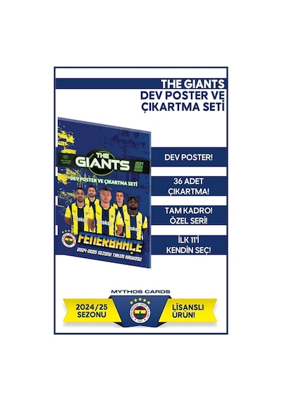 The Giants Fenerbahçe Dev Poster Ve Çıkartma Seti 2024/25