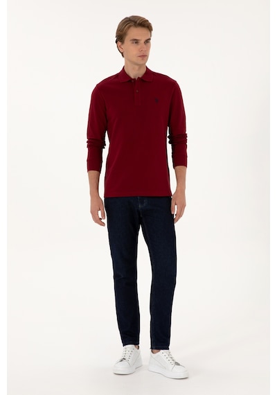 U.s. Polo Assn. Erkek Bordo Sweatshirt 50307688-vr014 Bordo