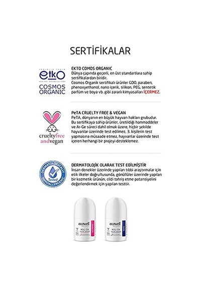 Organik Roll-on Erkek 75 Ml
