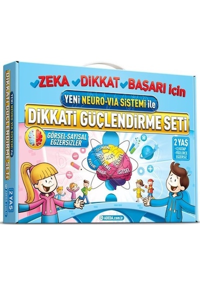 Yeni Neuro VİA Sistemi ile Dikkati Güçlendirme Seti-2 Yaş - Osman Abalı - Adeda