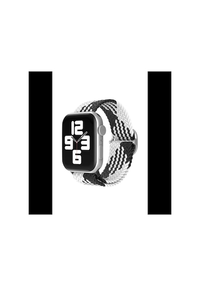 Watch 38mm Star Kordon - Siyah-beyaz Bz8683140500665