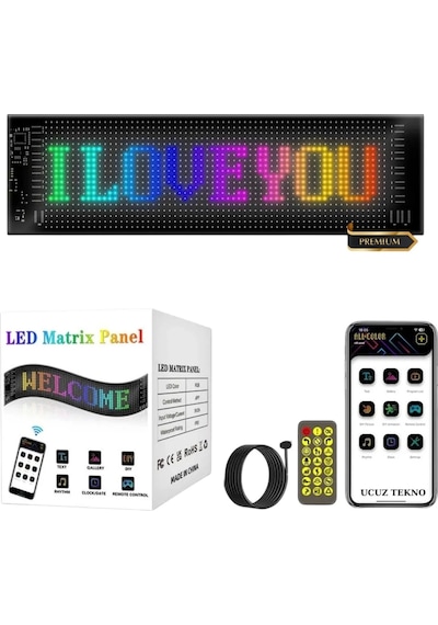 Led Matrix Çok Renkli