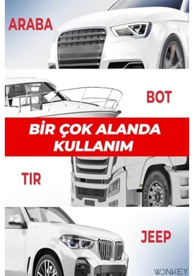 Wonkey - Eldiven Modeli Oto Yıkama Süngeri, Araç Köpürtme Süngeri, Araba Yıkama Eldiveni 256