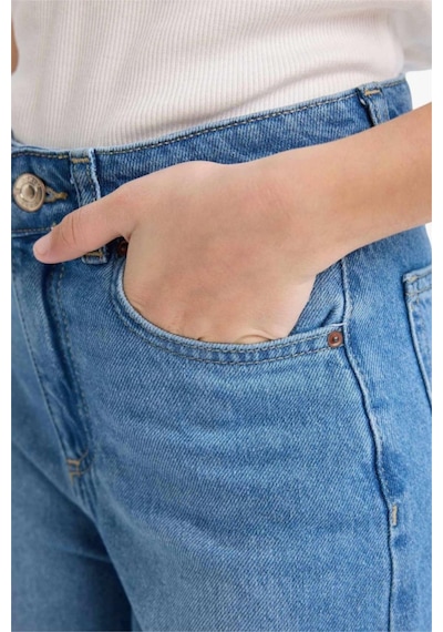 Defacto 90s Wıde Leg Geniş Paça Jean Pantolon Kız Çocuk G4648a826smnm39 Mavi-nm39