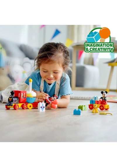 LEGO® DUPLO® Disney™ Mickey ve Minnie Doğum Günü Treni 10941 - 2+ Eğitici Oyuncak Seti (22 Pr)