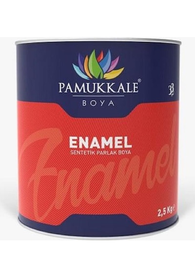 Pamukkale Enamel Sentetik Parlak Boya 2.5 Kg Mat Beyaz