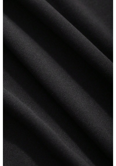 Erkek Uzun Kollu Basic T-shirt Siyah