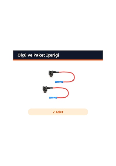 Trobus Fuse Tap Sigorta Çoklayıcı Mikro Bıçak Tipi Adaptör 2 Adet Diğer