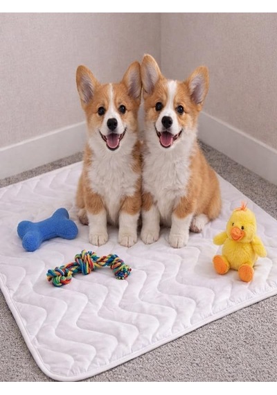 Kedi Köpek Çiş Pedi 45x60 / Sıvı Geçirmez Yıkanabilir Emici / Hasta Alezi / 4 Ebat 45x60