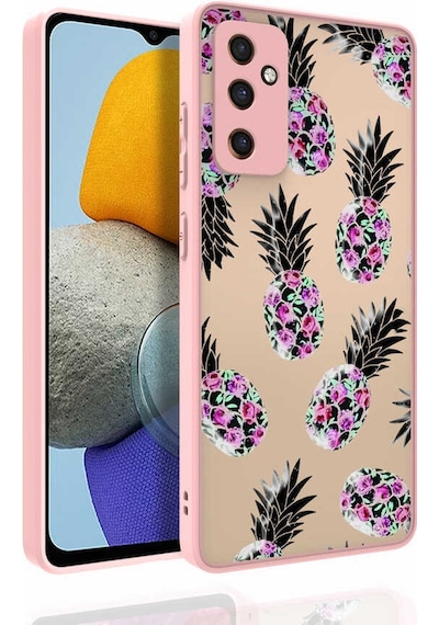 Zore Galaxy Uyumlu M23 Kılıf Desenli Kamera Korumalı Parlak Nora Kapak - No1 No1