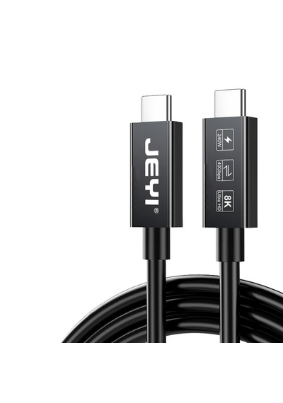 Jeyı Tb-050 50cm Thunderbolt-4 40gbps 8k 60hz Görüntü Pd 240w
