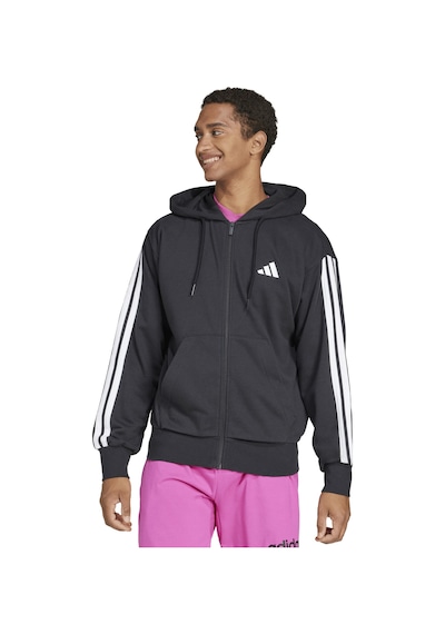 Jd1877-e Adidas M 3s Ft Fz Hd Erkek Ceket Siyah Jd1877-e Siyah