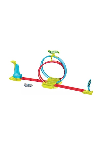Hot Wheels Neon Yarışlar Çifte Çemberde Yarış Seti HPC05