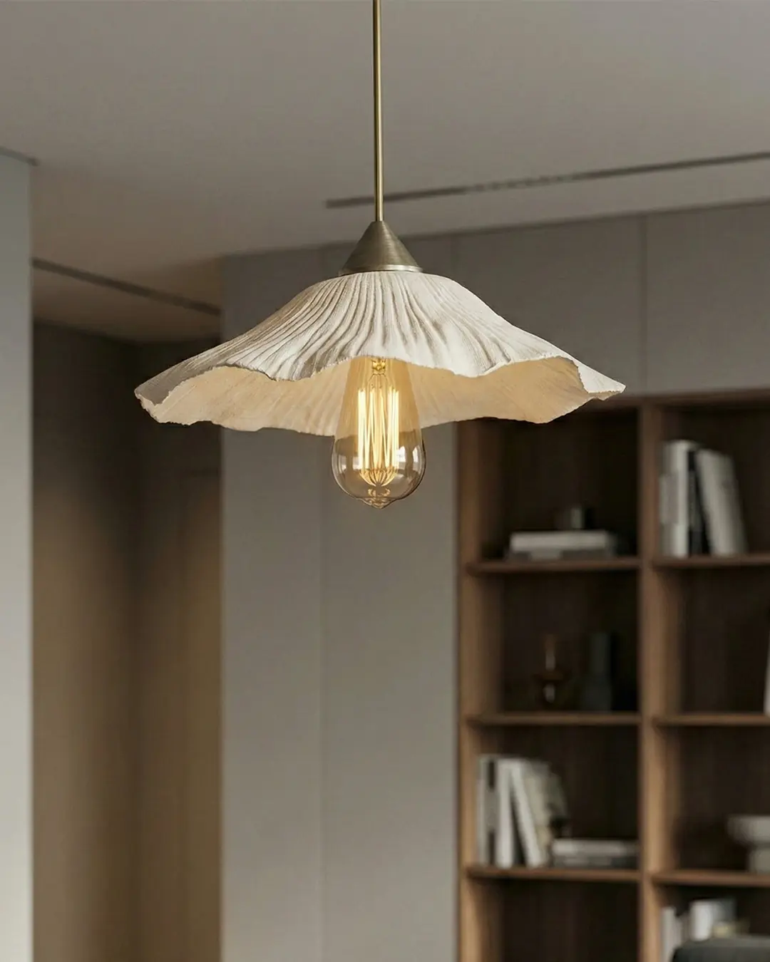 Modern Avf Sarkıt Avize 40 Cm Beyaz