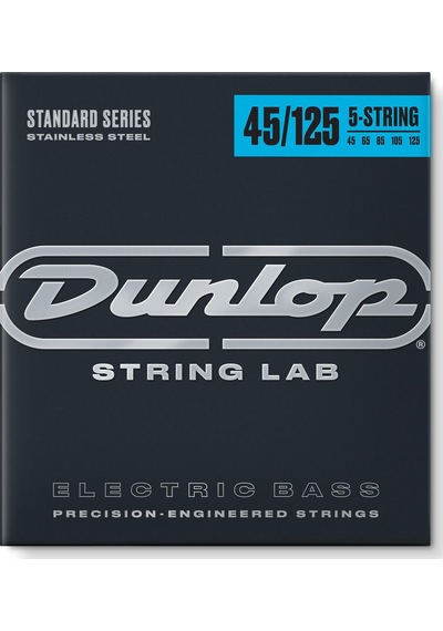 Jim Dunlop Dbs45125 Stainless Steel Medium 5 Tlli Bas Gitar Teli .045-.125
