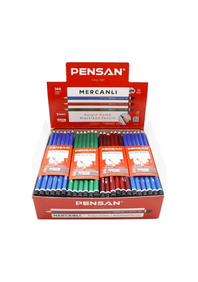 Pensan Kurşun Kalem Mercanlı 56260 Çok Renkli