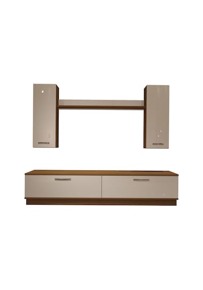 Decoraktiv Eko 5db Slm Std Tv Ünitesi Tv Sehpası Ceviz - Beyaz