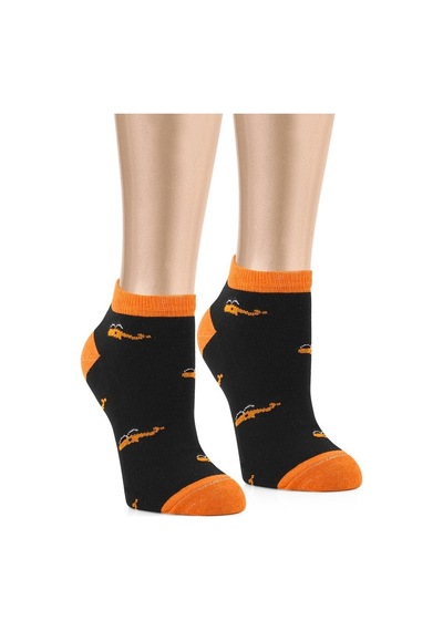 Ozzy Socks 5 Çift Eğlenceli Desenler Kadın Patik Çorap Ozzyp005-36 - 40 Çok Renkli
