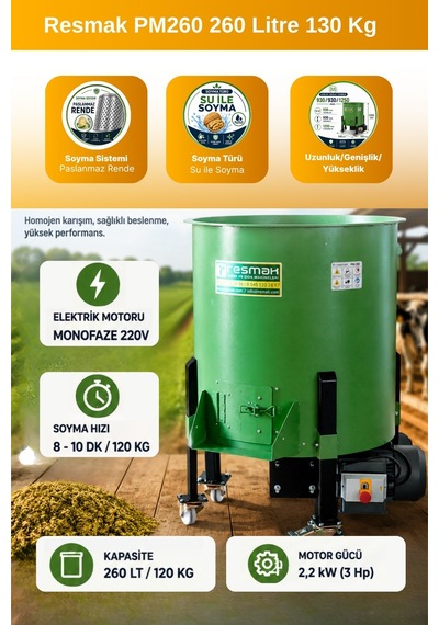 Resmak Pm260 Ceviz Soyma Makinesi