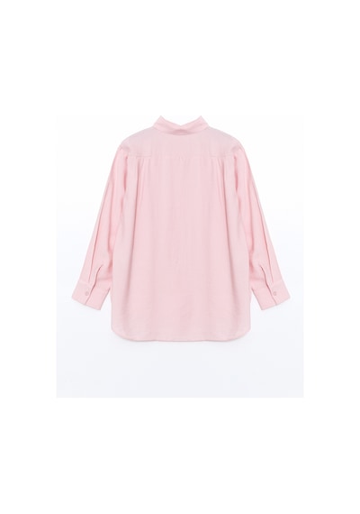 Lcwaıkıkı Classic Pembe Kadın Basic Gömlek