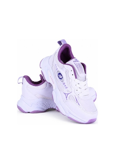 Trender Anorak Beyaz - Lila Erkek Sneaker 129k