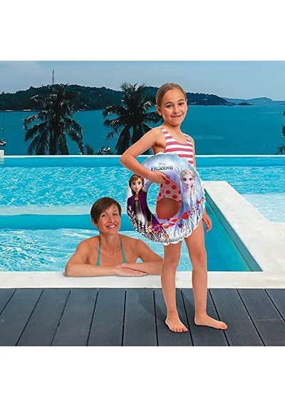 Disney Donmuş Elsa & Anna Çocuk 50 Cm Simidi