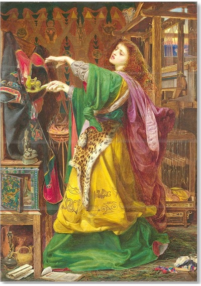 Cakasepetim Morgan Le Fay Kral Arthur'un Koruyucusu Cadı Ahşap Mdf Tablo