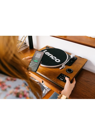 Ls-55 Pikap Entegre Hoparlörlü - Bluetooth Alıcısı - Mp3'ten Doğrudan Kodlama - 2 X 5 Watt Rms - Usb Girişi - Aux - Kahverengi