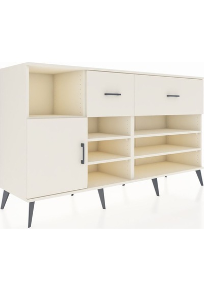 Kronos Konsol 6 Raflı 2 Çekmeceli Tek Kapaklı 176x59x99 Aytaşı-a Aytaşı-aytaşı