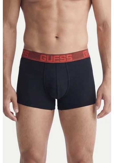 Guess Erkek 3'lü Boxer U6gg13.jblk Siyah