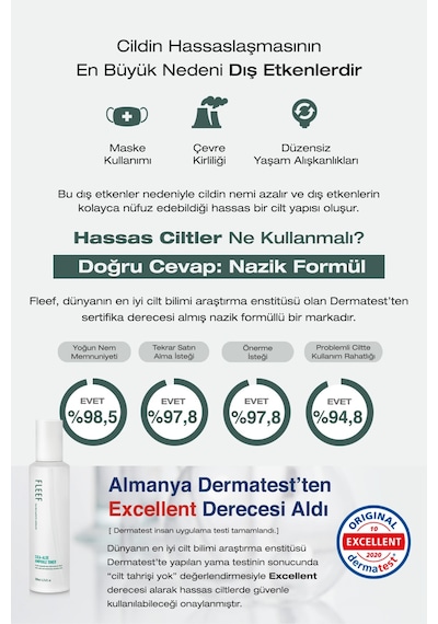 Hassas Ciltlere Nem Ve Nazik Bakım Sunan Tonik Dashu Fleef Cica-aloe Ampoule Toner