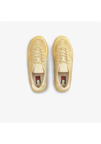 Tommy Hilfiger The Greenwich Edge Suede Kadın Sarı Spor Ayakkabı En0en03050