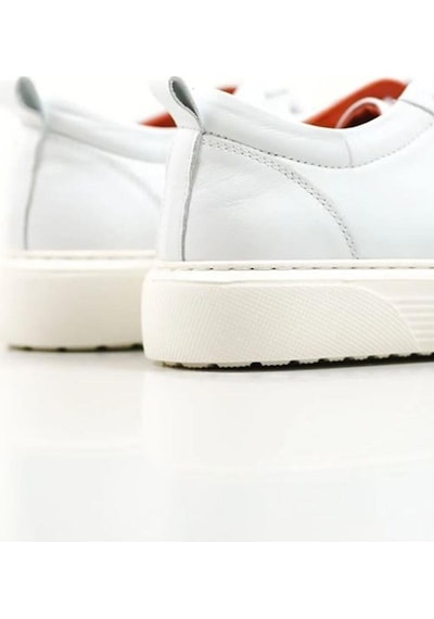 Mubiano Hakiki Deri M3-b Beyaz Erkek Spor Ayakkabı & Sneaker Beyaz