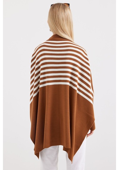 Hiccup Bdart Oversize Akrilik Bisiklet Yaka Kazak Mocha Kahvesi
